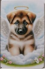 swap cards Modern playing card back Sweet Angel Dog  picture