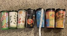 7 Starbucks 2007 Child's travel tumblers Mug Cup Lid Collectable picture