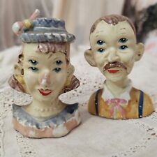 Vintage Rare 1940's Enesco Salt and Pepper Shakers Japan Four Eyes  picture