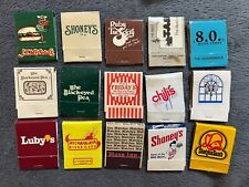 Vintage Restaurant Matchbooks - 1980s - Some No Longer Around picture