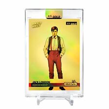 JACK LONDON Caricature Card 2023 GleeBeeCo #JF91-G Encased Holo GOLD 1/1 picture