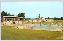 NORTH EAST MARYLAND MD SWIMMING POOL SANDY COVE DIVING ACTION VINTAGE POSTCARD picture