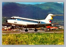 Aviation Airplane Postcard Fuerza Aerea Colombiana Airlines Movifoto M1 picture