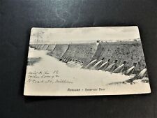 Assouan - Reservoir Dam, Cairo, Egypt - Postmarked 1908 Postcard. RARE.  picture