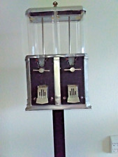 Vintage Rare art-deco 1940's National Double Nugget gumball machine  VG picture