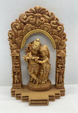 Vintage Composite  Hindu worship Radha Krishna Decor India 9.5” tall unique picture