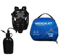 MIRA CBRN CM-6M Tactical Mask BUNDLED W/ 96 PC MED-HIKERS KIT picture