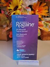 Rogaine ~ Women's 5% Minoxidil Hair Regrowth Aerosol 4 Mon Supply 4.22 Oz ~NEW ~ picture