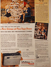 1947 Original Esquire Art Ads Whittaker Micro Camera Brentwood Sportswear  picture