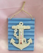 1960s VINTAGE ANCHOR SHAPED ETHANOL ROOM THERMOMETER picture