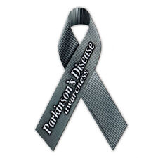 Magnetic Bumper Sticker - Parkinson's Disease Support Ribbon - Awareness Magnet picture
