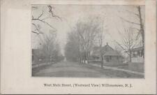 Postcard West Main Street Westward View  Williamsown NJ  picture
