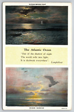 Postcard Multiple Views Of The Atlantic Ocean picture