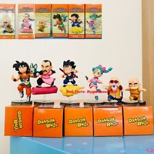 6pcs Set Anime Dragon Ball Figure Goku Bulma Capsule Toys New IN Box 2~3in picture