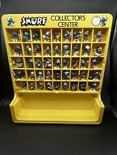 RARE 1980 Schleich Collectors Center Store Display W/ Huge lot Of 45 Smurfs NM picture