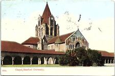 c1910 STANFORD CALIFORNIA STANFORD UNIVERSITY CHAPEL POSTCARD 42-14 picture