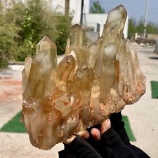 5.29LB Natural Citrine cluster mineral specimen quartz crystal healing picture