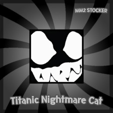 Roblox PSX Pet Simulator X Titanic Nightmare Cat  **SUPER RARE** picture