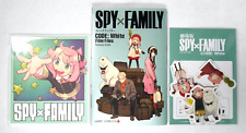 SPY FAMILY CODE White Movie theater Visitor bonus Comics Card Sticker Combo JPN picture