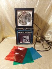 Vintage Pulsar Xenon STROBE LIGHT W/3 Colors, Variable Speeds, Box, Tested, 1005 picture