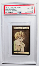 1924 TEOFANI & CO. CINEMA STARS #2 MAE MURRAY PSA 4 VG-EX picture