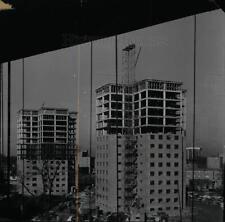 1954 Press Photo Apartment building construction bricks - dfpd29489 picture
