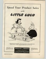 1946 PAPER AD Marjorie H Buell Little Lulu Comic Strip Cartoon  picture
