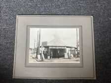 Rare Antique Mounted Photo Brisbane AU Newsstand Courier Stafford Rd. Old Signs picture