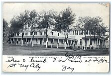 1905 Mineola Hotel Mineola Exterior View Building Long Island New York Postcard picture