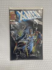 X-Men #100 Marvel Comic Book Autograph  Jae Lee Jose Villarrbia Ltd Ed   13/99 picture