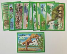 Sunkist Fun Fruit 1988 Dinosaur cards DinoFacts complete set B1-B10 w/provenance picture