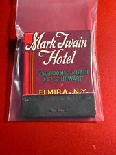 MATCHBOOK - MARK TWAIN HOTEL - ELMIRA, NY - UNSTRUCK picture