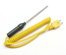 K-Type Thermocouple Probe Digital Thermometer Stainless Steel SensorSpiral Cable picture