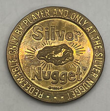 Silver Nugget Casino North Las Vegas NV $1 Slot Gaming Token Franklin Mint 1966 picture