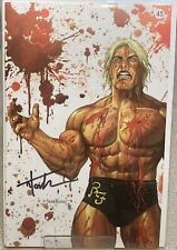 Codename Ric Flair #1 Battle Damage Virgin Variant SIGNED by Tyler Kirkham COA picture