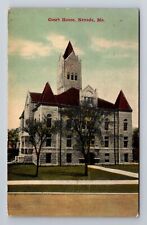 Nevada MO-Missouri, Court House, Antique, Vintage Souvenir Postcard picture