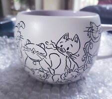 NIB Disney Cat Mug 'I'm A Cat Person' White/Black/Purple/Pink Ceramic Coffee Mug picture