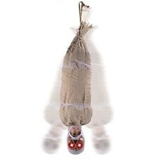 Halloween Animatronic Hanging Corpse with LED Light Up Eyes & Sound Effect picture