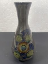 Vintage Made In Mexico Hand Painted Grey Floral Ceramic picture