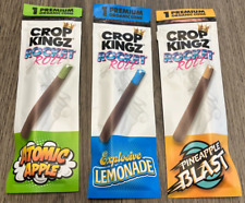 Crop Kingz Rocket Roll Variety 3 Pack - Slow Burning, Terpene Infused, Sugar Tip picture