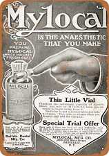 Metal Sign - 1908 Make Your Own Local Anesthetic - Vintage Look Reproduction picture