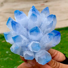 349G New Find BLUE PhantomQuartz Crystal Cluster MineralSpecimen picture