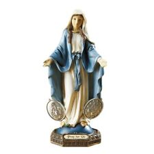 Our Lady of the Miraculous Medal Standing Resin Statue Figurine Home Decor, 9 In picture