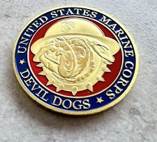 US MARINE CORPS - DEVIL DOGS Challenge Coin picture