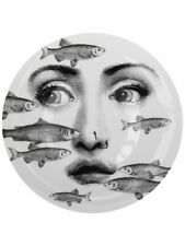Fornasetti LINA Fish Swimming on Face by Piero Fornasetti Wall Plate Italy NIB  picture