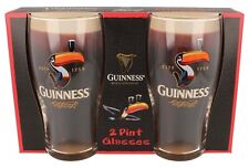 Guinness Toucan Design Pint Glasses pack of 2. Licensed Guinness product picture