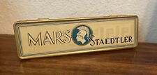Lot of 9 Vintage MARS J.S. STAEDTLER LUMOGRAPH Pencils in Tin, Germany 2886 