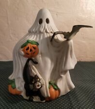 Vintage 1993 Halloween Prettique Itty Bitty Boo Porcelain Ghost Light Lamp picture