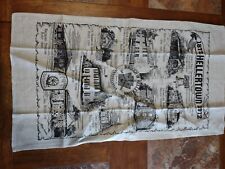 vintage historic HELLERTOWN PENNSYLVANIA 1872-1972 Celebration Tea towel picture