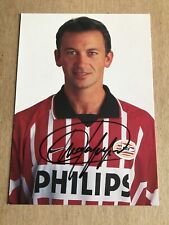 Marc Degryse, Belgium 🇧🇪 PSV Eindhoven 1997/98 hand signed picture